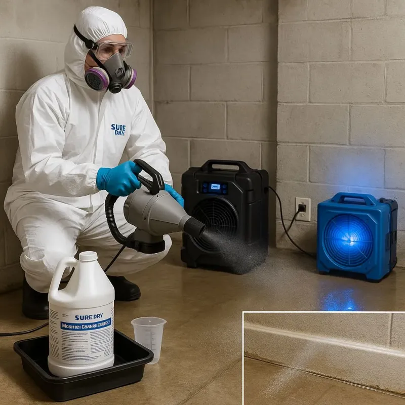 Sanitization and Odor Removal process in Monroeville, IN